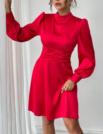 Rochie scurta SHEIN, rosu