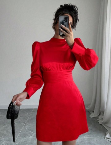 Rochie scurta SHEIN, rosu