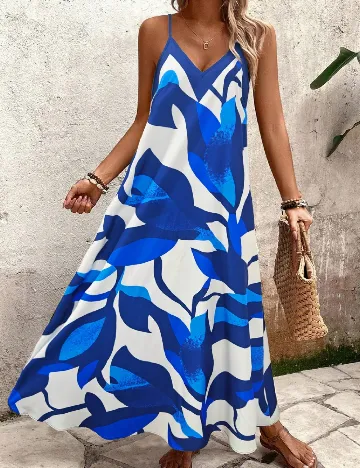 Rochie lunga SHEIN, albastru