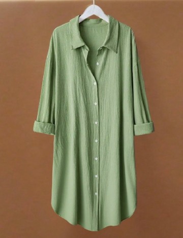 Rochie medie SHEIN CURVE, verde