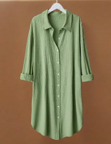 Rochie medie SHEIN CURVE, verde