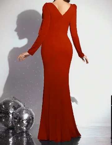 Rochie lunga SHEIN, caramiziu