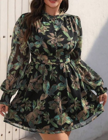 Rochie scurta SHEIN CURVE, mix culori