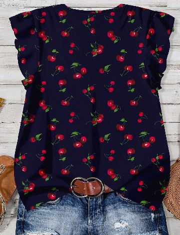 Bluza Emery Rose, bleumarin