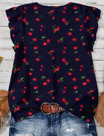 Bluza Emery Rose, bleumarin