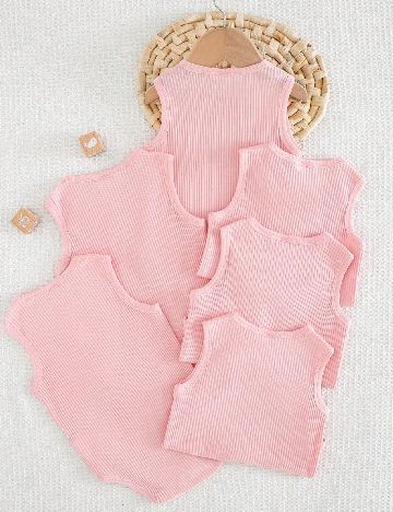 Set body 6 bucati Shein Kids, roz