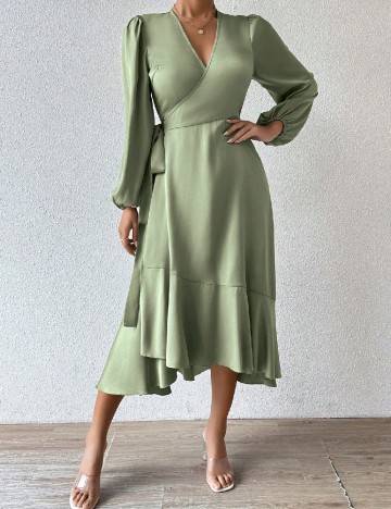 Rochie medie SHEIN, verde