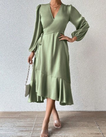 Rochie medie SHEIN, verde