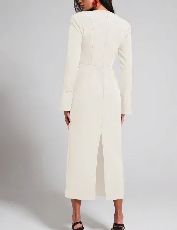 Rochie medie SHEIN, ecru