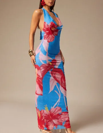 Rochie lunga SHEIN, floral print