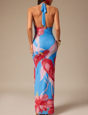 Rochie lunga SHEIN, floral print