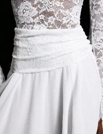 Rochie medie SHEIN, alb