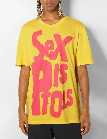 Tricou Bershka, galben