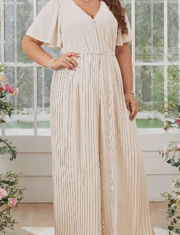 Salopeta SHEIN CURVE, bej