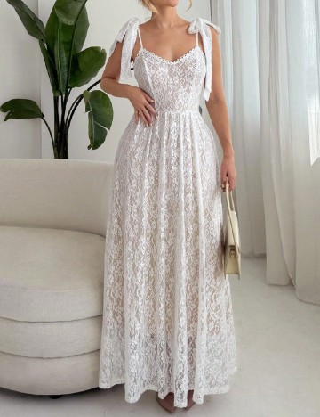 Rochie lunga SHEIN, alb