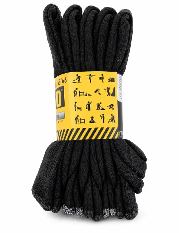 Set sosete 5 perechi Twinday, negru