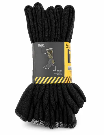 Set sosete 5 perechi Twinday, negru