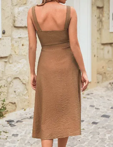 Rochie medie SHEIN, maro