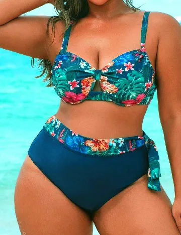 Costum de baie SHEIN CURVE, mix culori