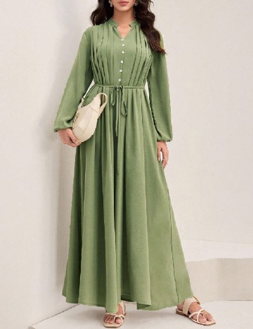 Rochie lunga SHEIN, verde