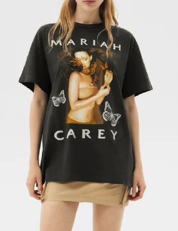 Tricou Bershka, verde inchis