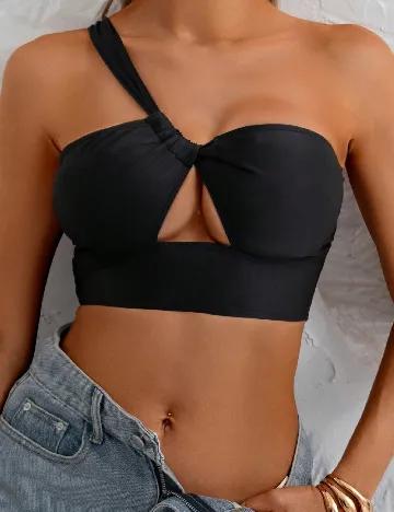 Sutien de baie SHEIN, negru