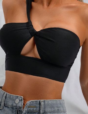 Sutien de baie SHEIN, negru