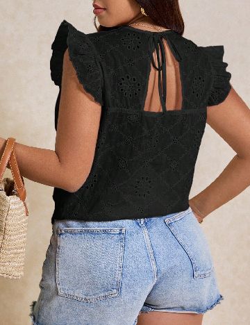 Bluza SHEIN CURVE, negru