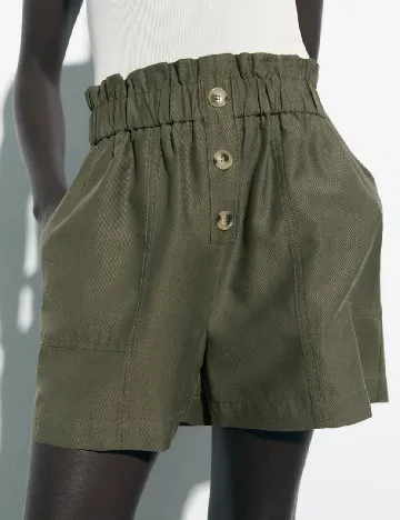 Pantaloni scurti Zara, verde