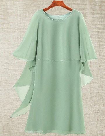 Rochie lunga SHEIN CURVE, verde