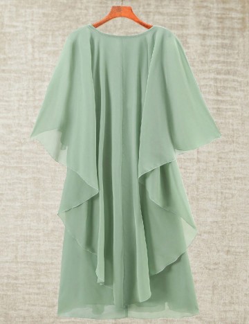 Rochie lunga SHEIN CURVE, verde