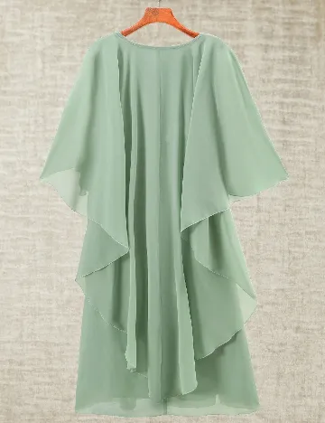 Rochie lunga SHEIN CURVE, verde