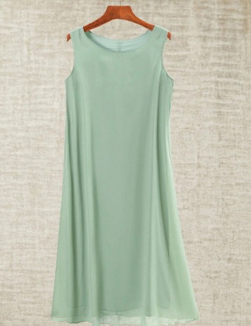 Rochie lunga SHEIN CURVE, verde