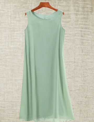Rochie lunga SHEIN CURVE, verde