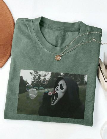 Tricou SHEIN CURVE, verde