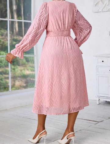 Rochie medie SHEIN CURVE, roz