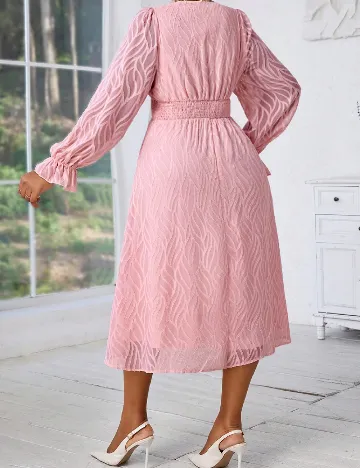 Rochie medie SHEIN CURVE, roz