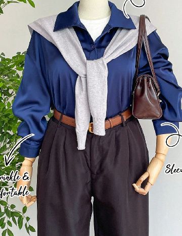 Camasa Emery Rose Curve, bleumarin