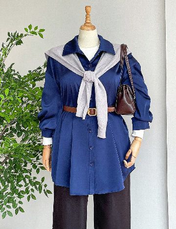 Camasa Emery Rose Curve, bleumarin