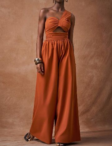 Salopeta SHEIN, caramiziu