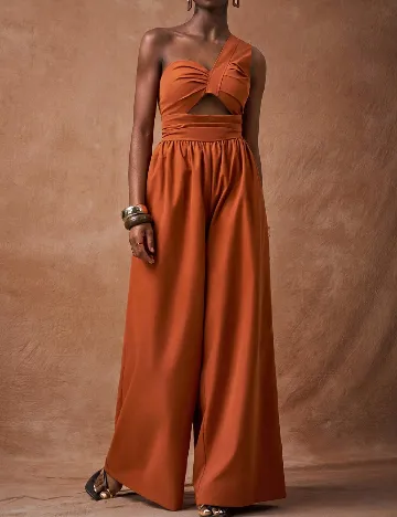 Salopeta SHEIN, caramiziu