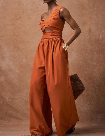 Salopeta SHEIN, caramiziu