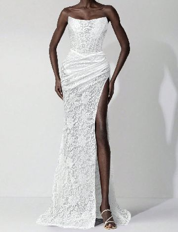 Rochie lunga SHEIN, alb