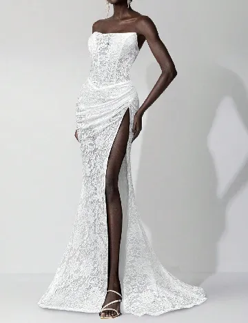 Rochie lunga SHEIN, alb