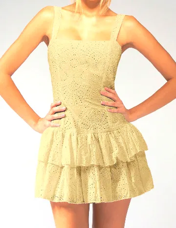 Rochie scurta Missguided, galben