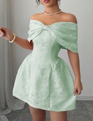 Rochie scurta SHEIN, verde