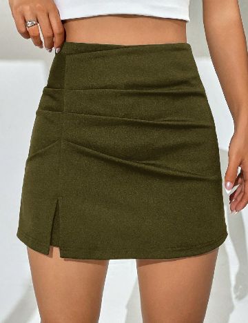 Fusta pantalon SHEIN, kaki