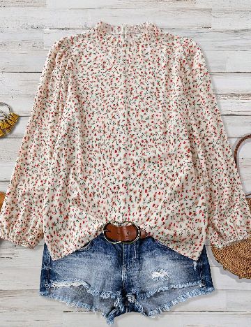 Bluza SHEIN CURVE, floral print