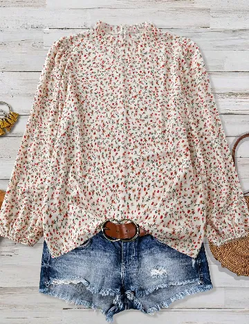 Bluza SHEIN CURVE, floral print