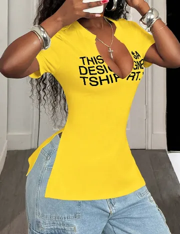 Tricou SHEIN, galben